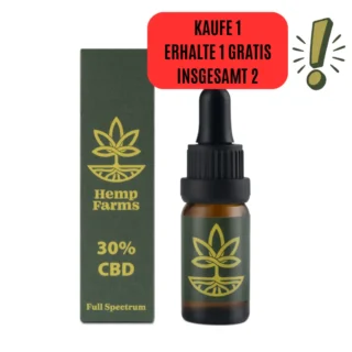 CBD Öl Hemp Farms CBD Oil 30% 10ml. Full Spectrum Spring Promo