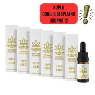 CBD Öl Full Spectrum – Super-Kombo 6 x 10% (6000mg)
