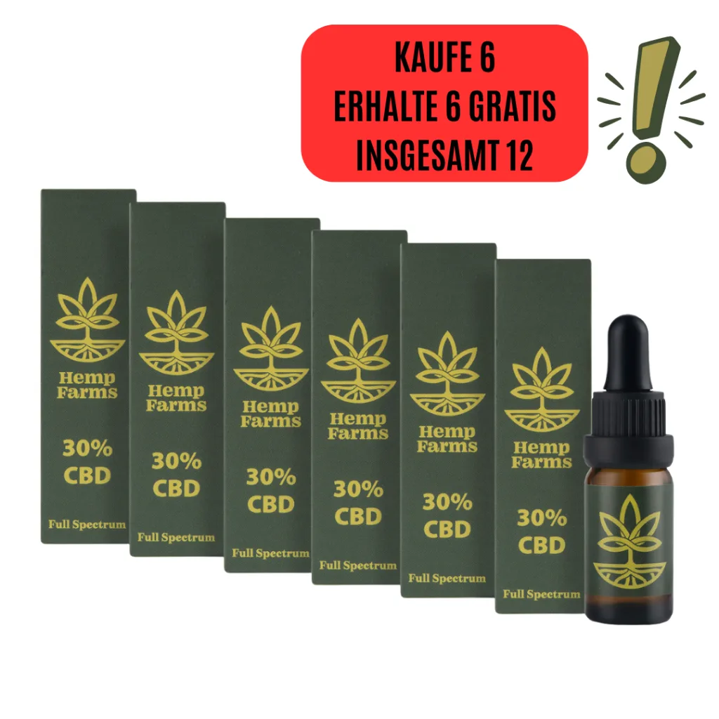 CBD Öl Full Spectrum – Super Combo 6 x 30 % (18000 mg) Spring Promo